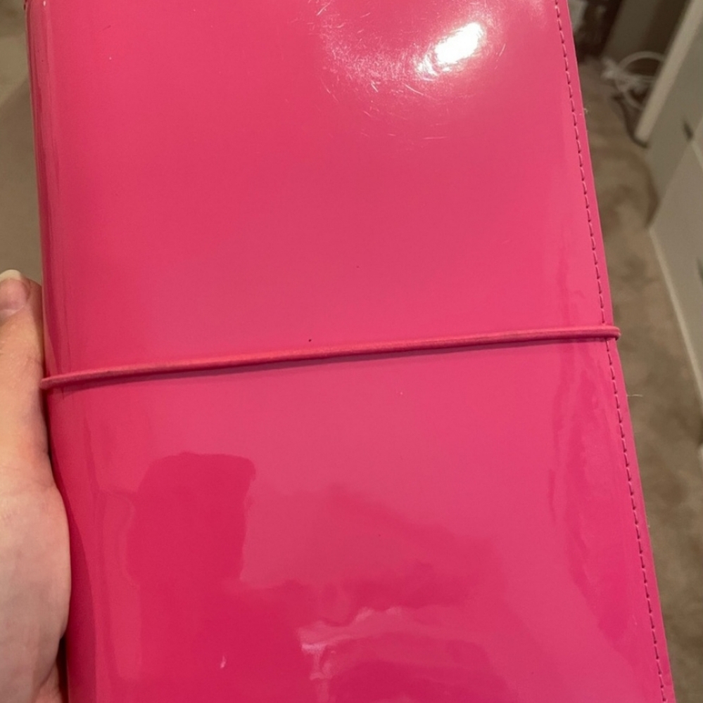 Filofax Domino Hot Pink Personal Planner